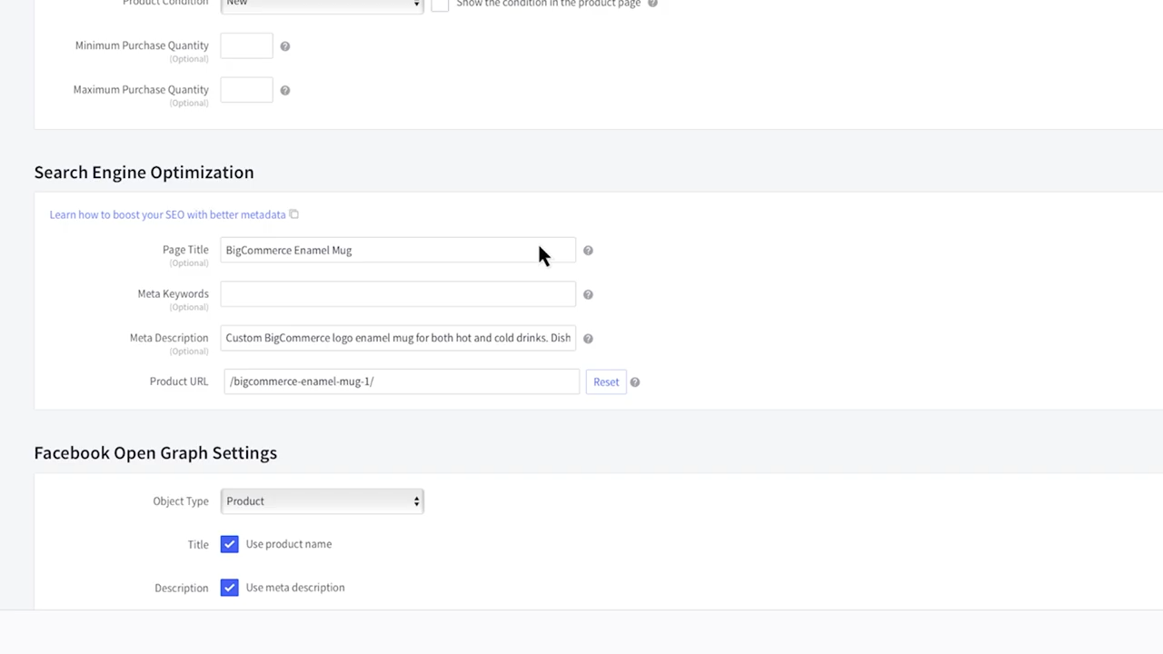 vserve|BigCommerce Product Entry