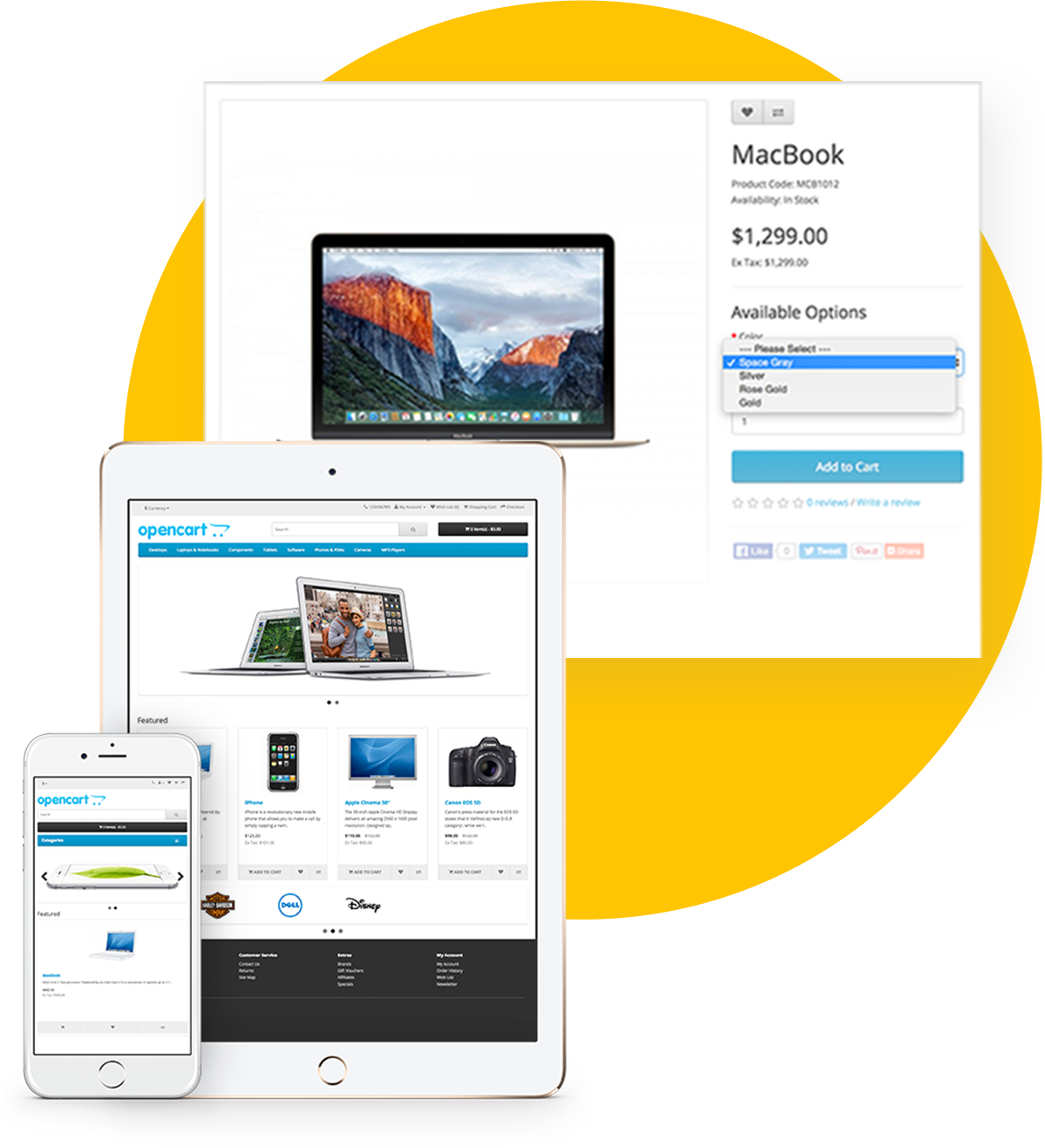 Opencart Product Categories