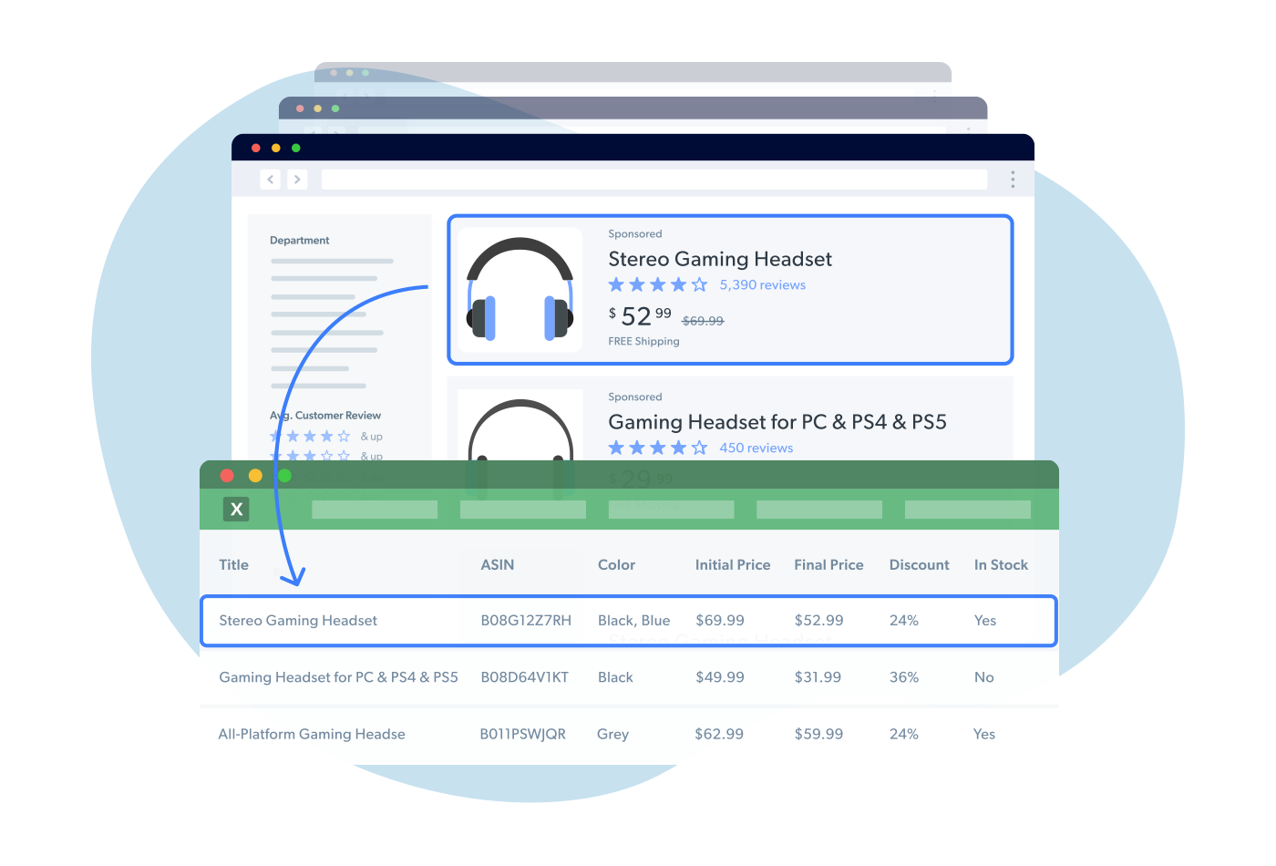 Vector Smart Object 5 Reliable Yahoo Product Data Collection